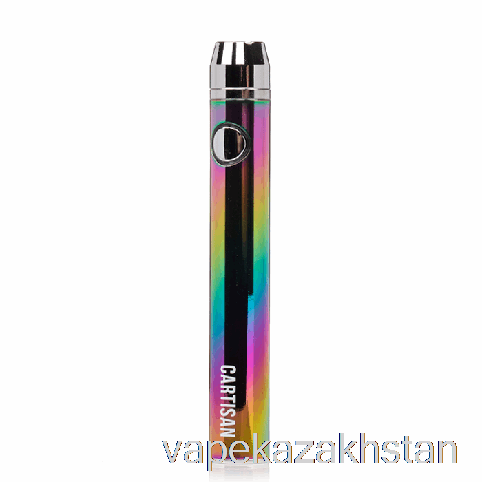 Vape Kazakhstan Cartisan Button VV 650 510 Battery Rainbow